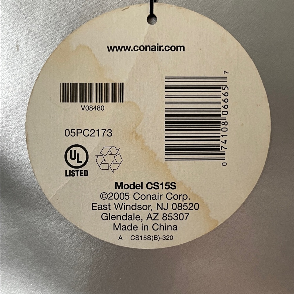 Conair Silver Portable Storage Bag Water Resistant - Picture 2 of 7